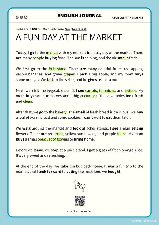 EJ | A Fun Day at the Market