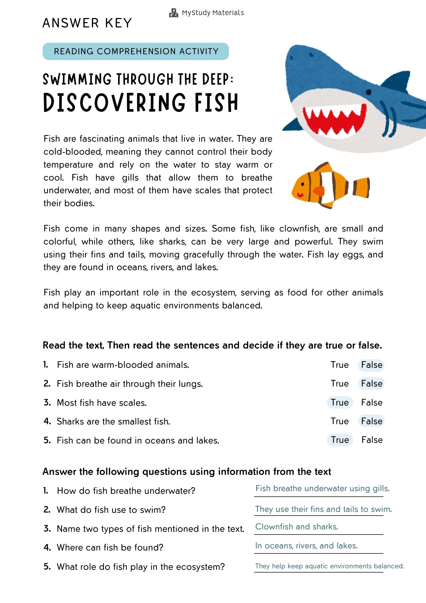 Discovering fish
