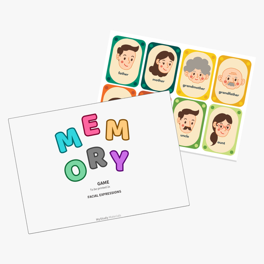 Family Members | MEMORY GAME