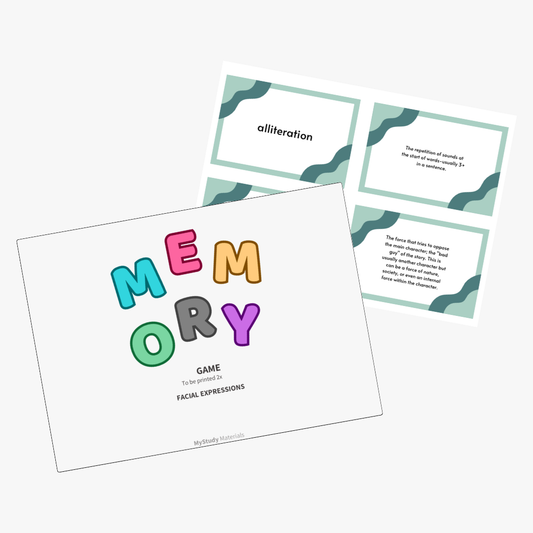 Literary Terms | MEMORY GAME