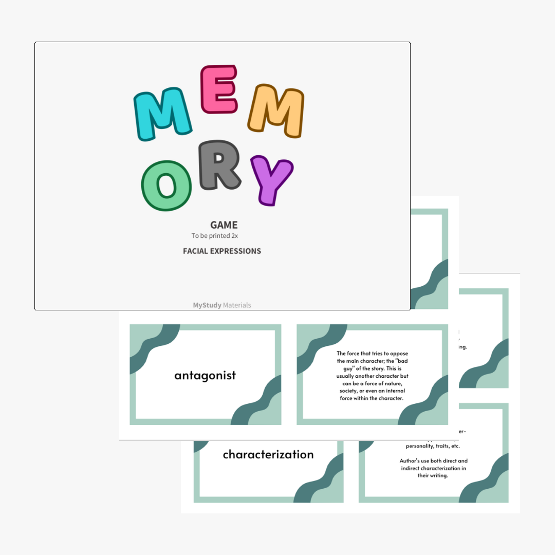 Literary Terms | MEMORY GAME