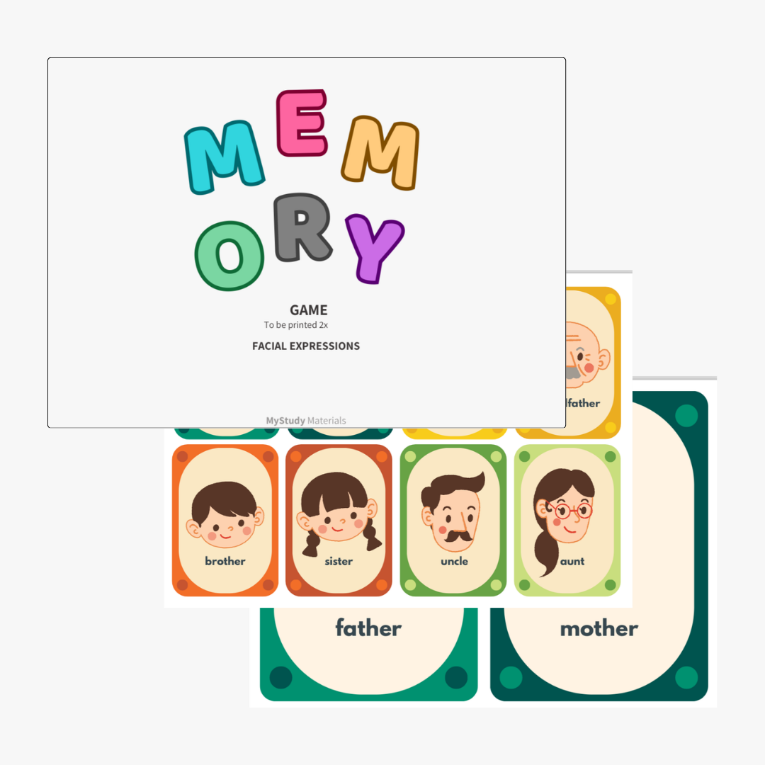 Family Members | MEMORY GAME