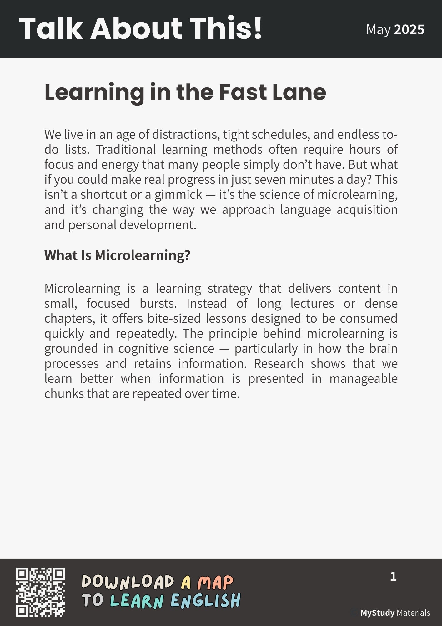 Boost Your Learning Power in 7 Minutes a Day