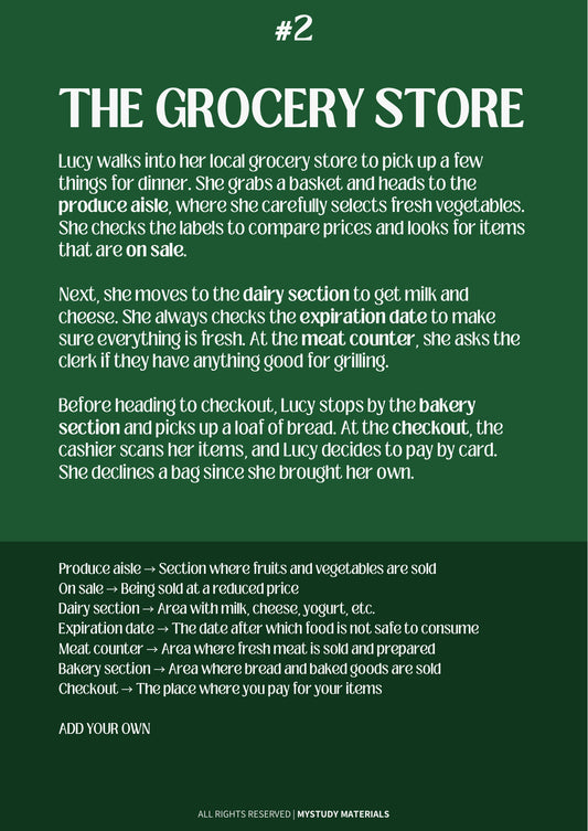 WordLab - The Grocery Store